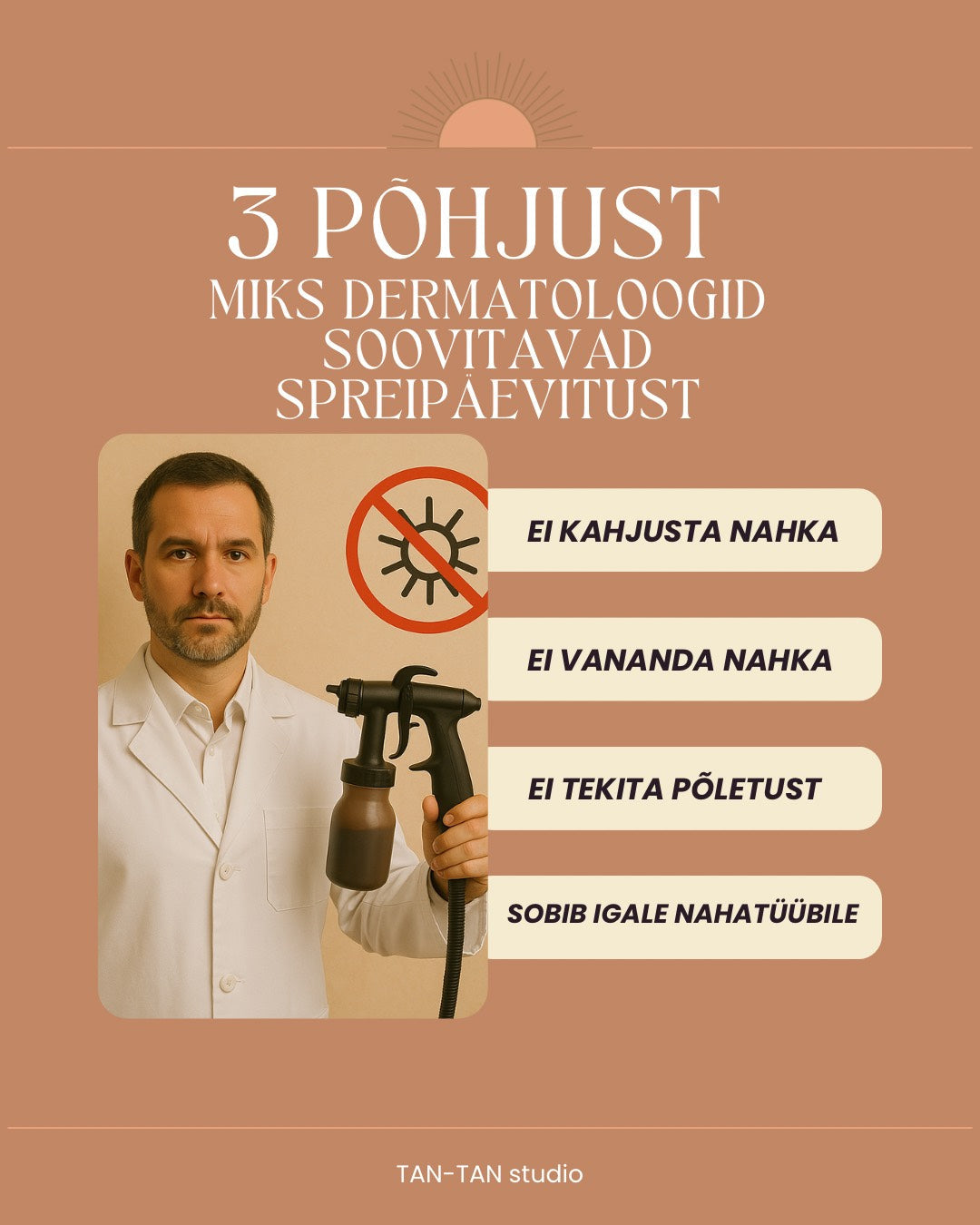 🌞 Miks dermatoloogid soovitavad isepruunistavaid tooteid päikesevõtu asemel?