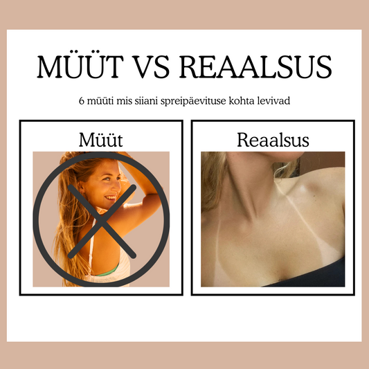 Müüdid spreipäevituse kohta, mida enam uskuda ei tasu